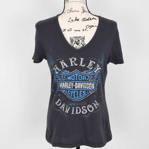 Women's Dealer Harley Davidson T-shirt- Brian's HD Small - Picture 2 of 5